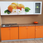 Кухонный гарнитур Апельсин, 2 м. (800, 800, 400)